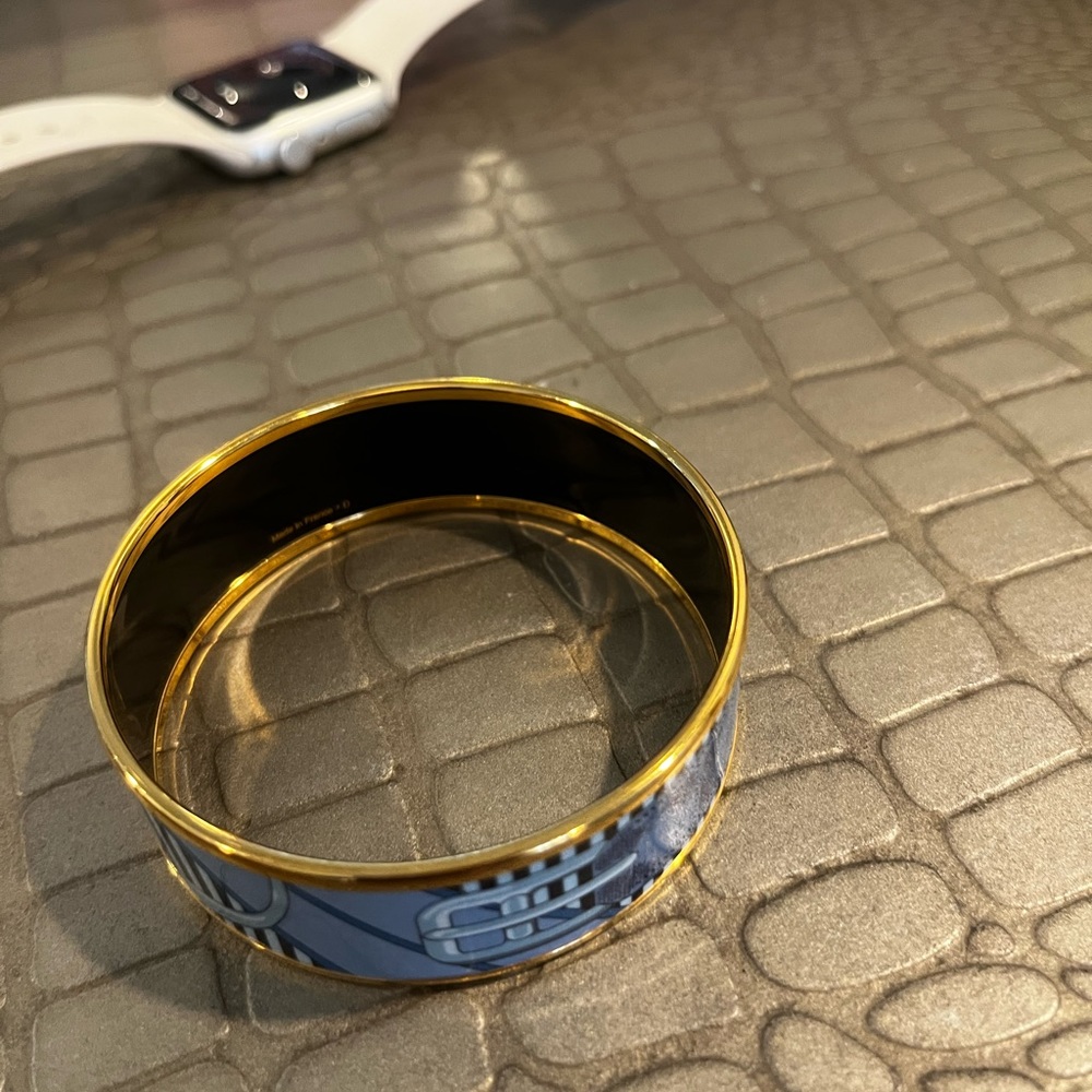 Hermes blue bangle